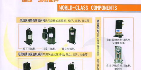 中宇商用超低溫空氣源熱泵熱水器不銹鋼谷輪ZKFRS-60II/D(15匹) 中宇空氣能熱泵